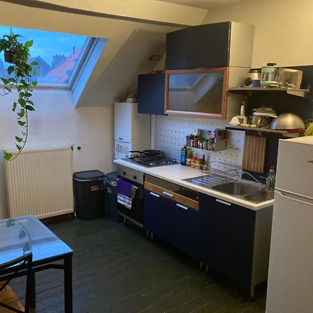 Ferienwohnung Cozy Duplex A Saint-Gilles Brüssel Exterior foto